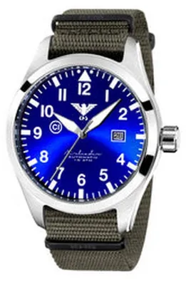 Produktbild von KHS - KHS.AIRSABLU.NSGO - Armbanduhr - Automatik - Airleader Steel - Herren