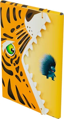 Produktbild von A4-Ordner „Tigermaul“ zum Ausmalen