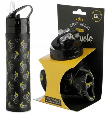 Obrázek produktu pro Puckator Skládací láhev na vodu 600ml Cyklisté