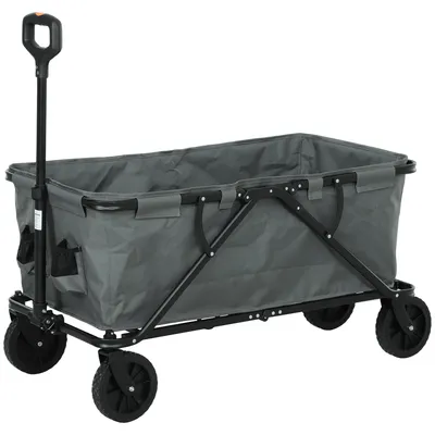 Zdjęcie produktu dla Wózek transportowy - Składany wózek - Wózek składany - Wózek ogrodowy - Wózek zakupowy - Udźwig: 120 kg