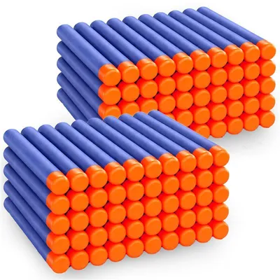 Produktbild von 100x Weichschaum Dart Pfeile kompatibel mit Nerf-Werfer-Pfeile Nachfüllset Für Spielzeug Blaster