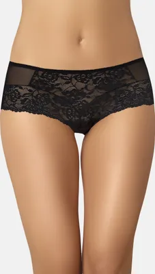 Produktbild von Teyli Mesh Slip mit floraler Spitze Kassi Female 321 schwarz XS