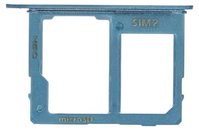 Produktbild von Samsung Galaxy A6 (SM-A600F) Sim Karten Halter Tray Fach, Blau