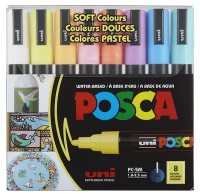 Zdjęcie produktu dla Uni-Ball POSCA 10.1.0970 Multicolour 8 szt