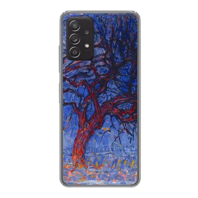 Produktbild von MuchoWow® Handyhülle Schutzhülle Hülle für Samsung galaxy a73 Roter Baum - Piet Mondrian Silikon Softcase Handy Hülle - Handyhülle