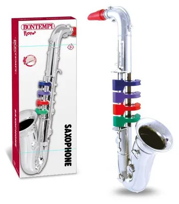 Immagine prodotto di Saxofono Bontempi-Zilveren, 4 Toni, 37 Cm