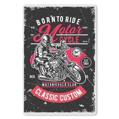 Produktbild von MuchoWow® Mauspad Mousepad Mancave - Motorrad - Vintage - Zitate 18x27 cm - Mousepads - Maus Mat - Pad - Mausunterlage
