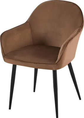 Produktbild von Esszimmerstuhl HLO-CP111 Samt  braun