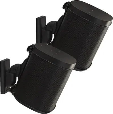 Immagine prodotto di Supporto da parete SANUS per Sonos One SL Play:1 Play:3 paio Nero
