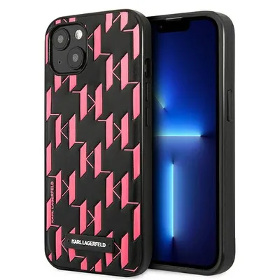 Immagine prodotto di Karl Lagerfeld Klhcp13Smnmp1P Custodia rigida per Iphone 13Mini 5,4 Różowy/Pink Monogram Plaque