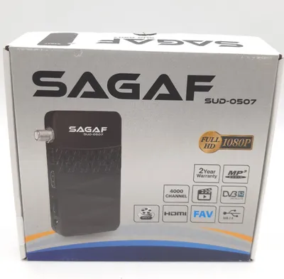 Obrázok produktu pre Príjemca satelitných signálov LEYF Sagaf SUD 0507 Mini, DVB S2, Full HD 1080p, digitálny prijímač HDTV, SCART, USB, multimediálne funkcie