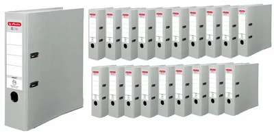 Obrázek produktu pro Herlitz Q.File Pořadovač A4 8cm 20 kusů šedý