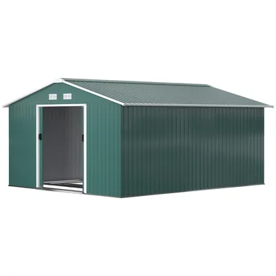 Produktbild von Geräteschuppen Metall Wetterfestes Gartenhaus Gartengeräte Stahl