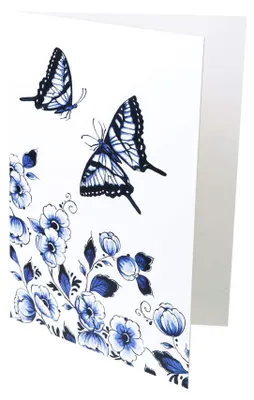 Produktbild von Heinen Delfts Blauw – Wenskaart Vlinders