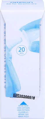 Productafbeelding van OMRON Wegwerp meetkapjes voor het Gentle Temp 510 oorthermometer, 20 stuks beschermhoezen