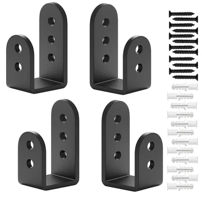 Immagine prodotto di Solidchoice - Set di 2 serrature a U in acciaio per porte scorrevoli