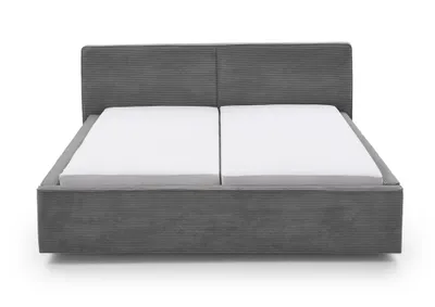 Produktbild von Doppelbett Mitoma | 160 x 200 cm | Design Grau