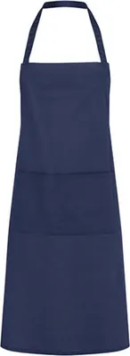 Produktbild von Karlowsky Latzschürze DENMARK 75 x 95 cm unisex Tasche Polyester/Baumwollmix waschecht pflegeleicht Marine