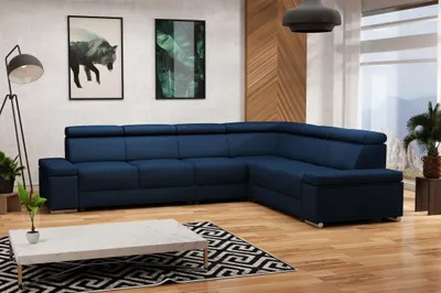 Obrázek produktu pro Velká sedací souprava BERENIKE - modrá