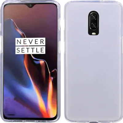 Image de OnePlus 6T Silicone Cover Case Bumper Ice Transparent