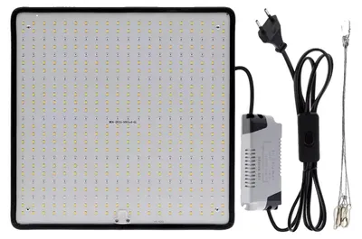 Zdjęcie produktu dla Lampa LED do uprawy roślin, pełne spektrum, z regulacją jasności, niebieska, 1200 W