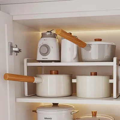Image de BAUEUEJO Insert d'étagère Armoire de cuisine Organisateur Tapis antidérapant