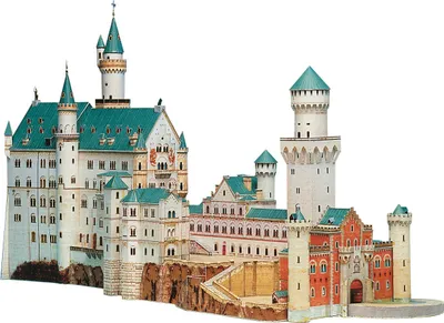 Produktbild von Schreiber-Bogen Kartonmodellbau Schloss Neuschwanstein Z