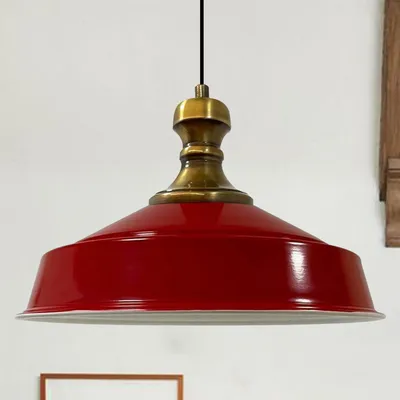 Produktbild von Asletl-Knob Hängelampe Industrie Pendelleuchte, 41 cm Lampenschirme, Moderne Metall Kücheninsel Leuchten, E27 Pendelleuchte für Wohnzimmer Esszimmer
