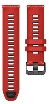 Image de Bracelet de sport en silicone pour montres connectées, 22 mm, à changement rapide, deux couleurs, pour montres connectées Garmin.