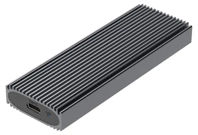 Imagen del producto de AISENS ASM2-023GR, carcasa para SSD, M.2, M.2, 10 Gbit/s, conexión USB, color gris