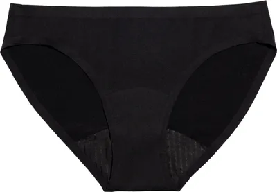 Produktbild von Saalt Seamless Bikini Super Periodenunterwäsche - Schwarz, Größe XS