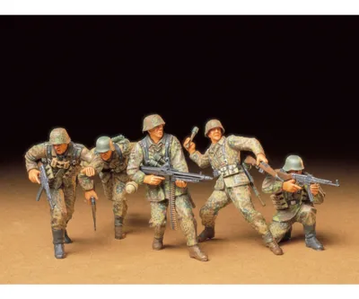 Obrázek produktu pro Tamiya 1:35 Druhá světová válka Figurková sada německých frontových vojáků (5)