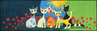 Produktbild von Salonloewe UNA BELLA COMPAGNIA Fußmatte Wohnmatte Rosina Wachtmeister 60 x 180 cm