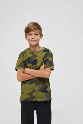Immagine prodotto di Maglietta Brandit per bambini camo svedese - 158/164