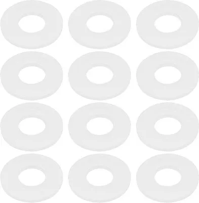 Image de Disques en nylon transparent 6 mm x 14 mm - Joints d'étanchéité industriels - 50 pièces