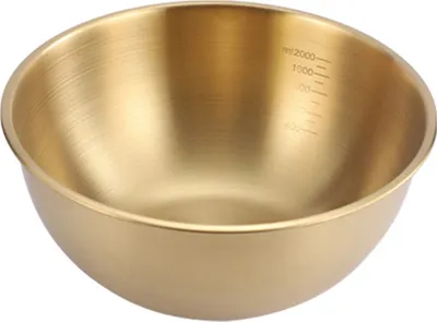 Produktbild von Salatschüssel aus Edelstahl mit Skala, multifunktionale, verdickte Müslischüssel, BPA-frei, wiederverwendbar, Nudel-, Reis-, Lebensmittelschüssel, wiederverwendbares Suppenbecken, Küchenbedarf