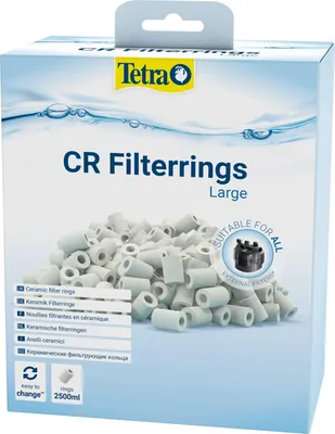 Produktbild von Tetra CR Filterrings Large - Keramik Filterringe für die Tetra Aquarium Außenfilter EX 1200 Plus und 1500 Plus