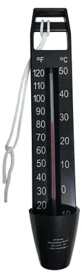 Produktbild von Thermometer 25cm lang schwarz Summer Fun