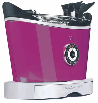 Produktbild von Bugatti VOLO Toastapane, Edelstahlgehäuse, Stoppfunktion, Auftaufunktion, Bräunungskontrolle, LED-Infodisplay