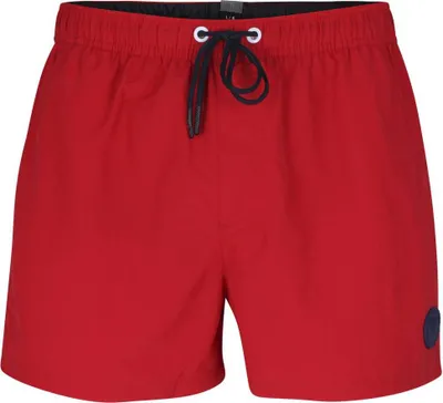 Produktbild von CECEBA Herren Badeshorts - Badehose, Web-Shorts, Kordelzug, Innenslip, einfarbig Rot XL