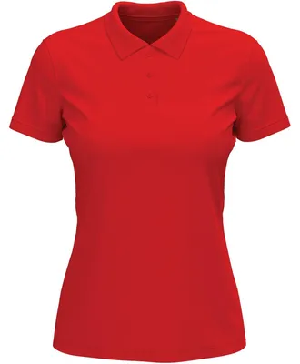 Productafbeelding van Stedman - "Lux" poloshirt voor dames, model AB676 (maat 48 EU), kleur: scharlakenrood
