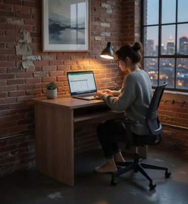 Produktbild von Moderner Computertisch Bürotisch Schreibtisch Holz Braun Kompakt