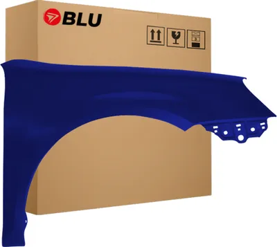 Immagine prodotto di BLU Parafango compatibile con VW Volkswagen Golf V 5 Kombi / Jetta LA5G Destra Blau PerlBlau | 2003-2009 | Anteriore | Verniciato | Pronto per il montaggio | Acciaio