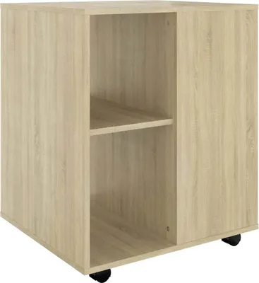 Obrázek produktu pro vidaXL Skříňka na kolečkách Sonoma Oak 60x53x72 cm výrobek ze dřeva