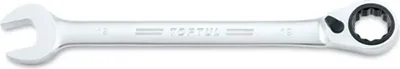 Produktbild von TOPTUL Ratschen-Ringgabelschlüssel ABAF0808 140mm Chrom-Vanadium-Stahl 45g