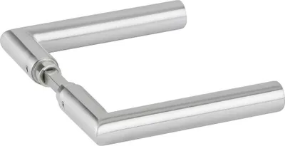 Produktbild von Glastrdrckerpaar 1802 BASIC 02 Edelstahl Gehrungsform Vierkant 8 mm