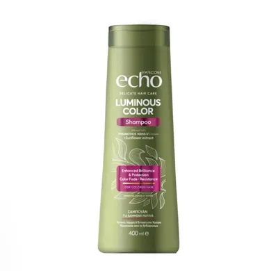 Obrázok produktu pre Echo Šampon na vlasy, Zářivá farba, 400 ml