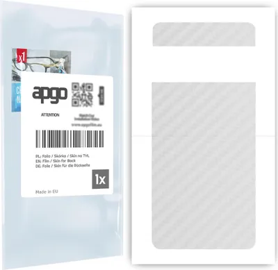 Produktbild von apgo Rückseite Schutzfolie für Google Pixel 6 Pro -  Hinten Schutzfolie Carbon Transparent (durchsichtig), Rückseite Folie schützt vor Kratzern und Fingerabdrücken
