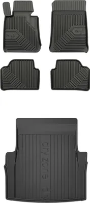 Produktbild von FROGUM Gummimatten Auto Fußmatten + Kofferraummatte für BMW 3er E92 2006-2012