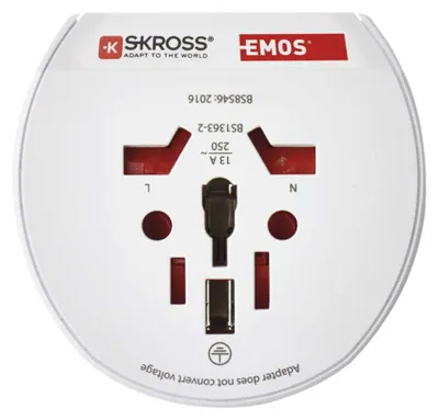 Produktbild von Universaladapter Weiss Emos
